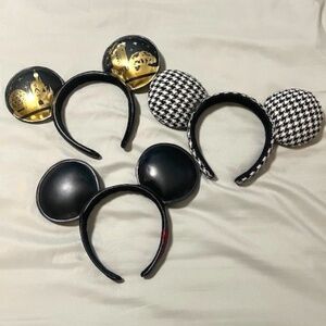 SET OF 3 Mickey Ears Headband